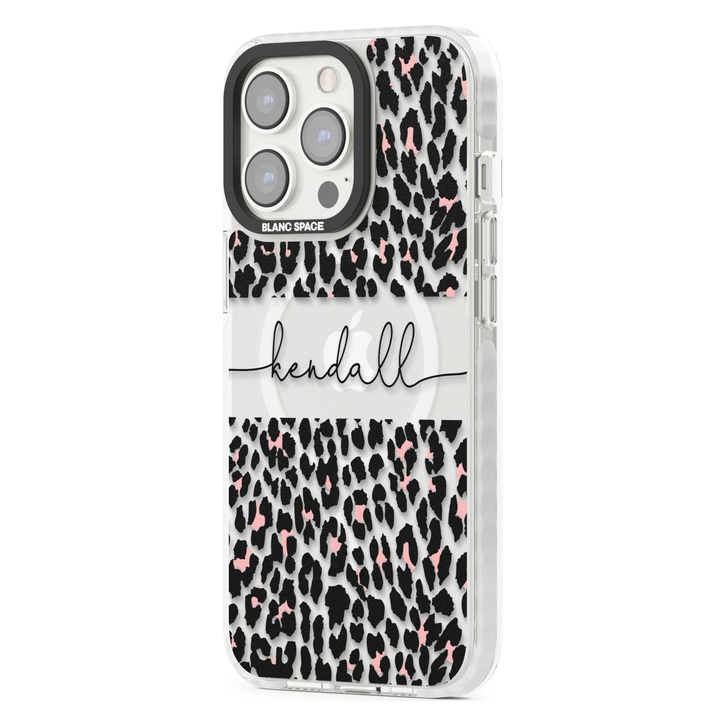 Personalised Cursive Leopard Spots