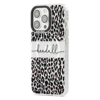 Personalised Cursive Leopard Spots