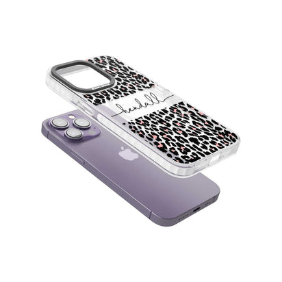 Personalised Cursive Leopard Spots