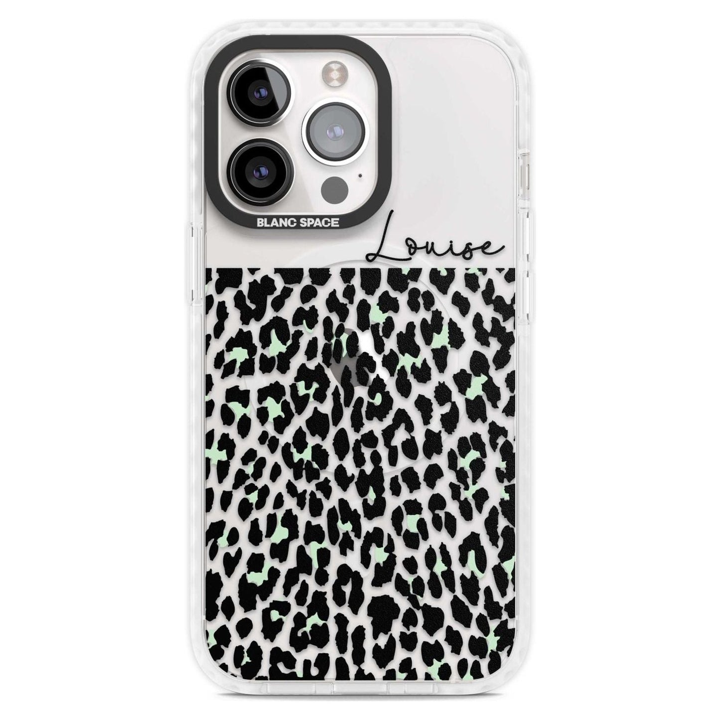 Personalised Seafoam Leopard