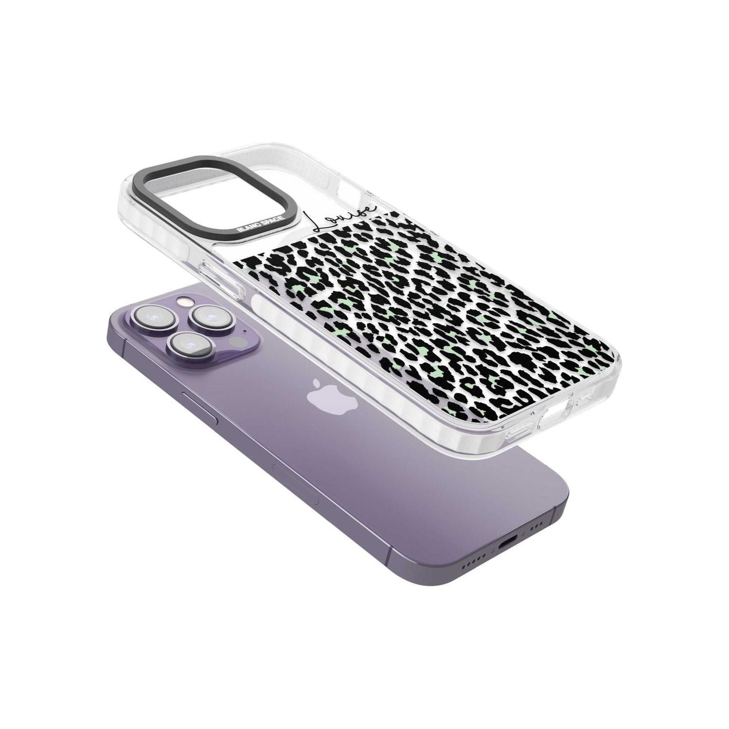 Personalised Seafoam Leopard