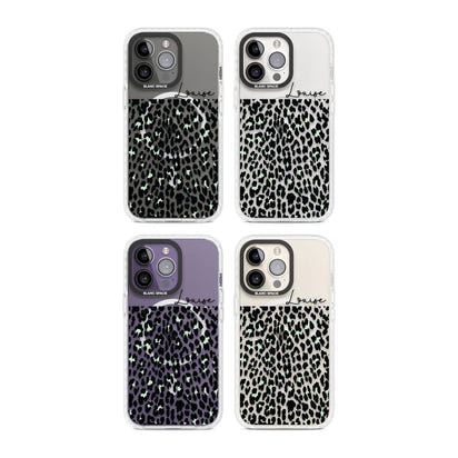 Personalised Seafoam Leopard