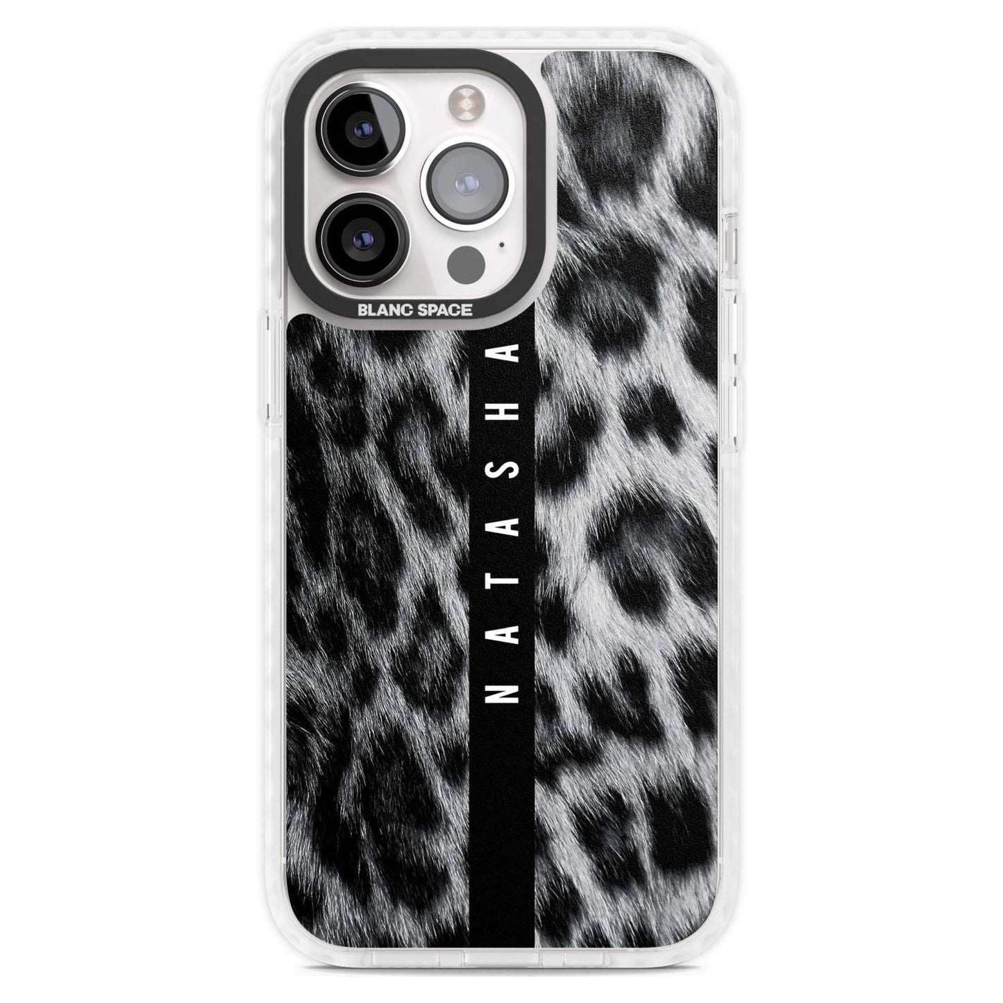 Personalised Snow Leopard Print