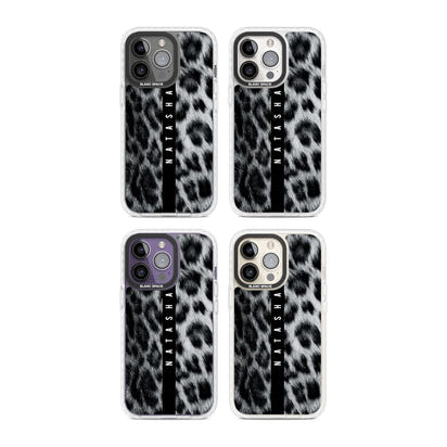 Personalised Snow Leopard Print