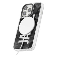 Personalised Black Camo Name Vertical