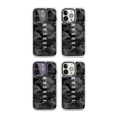 Personalised Black Camouflage Name
