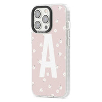 Personalised Pink Daisy Initial