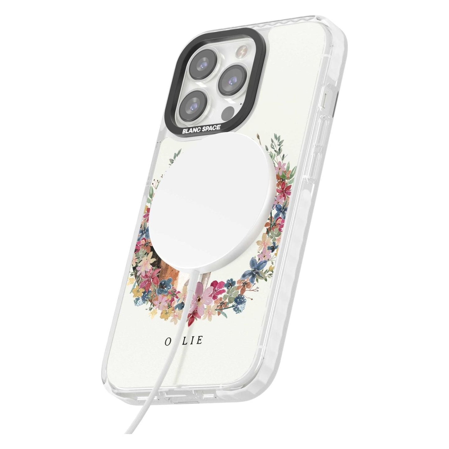 Personalised Beagle Floral Portrait