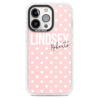 Personalised Pink Polka