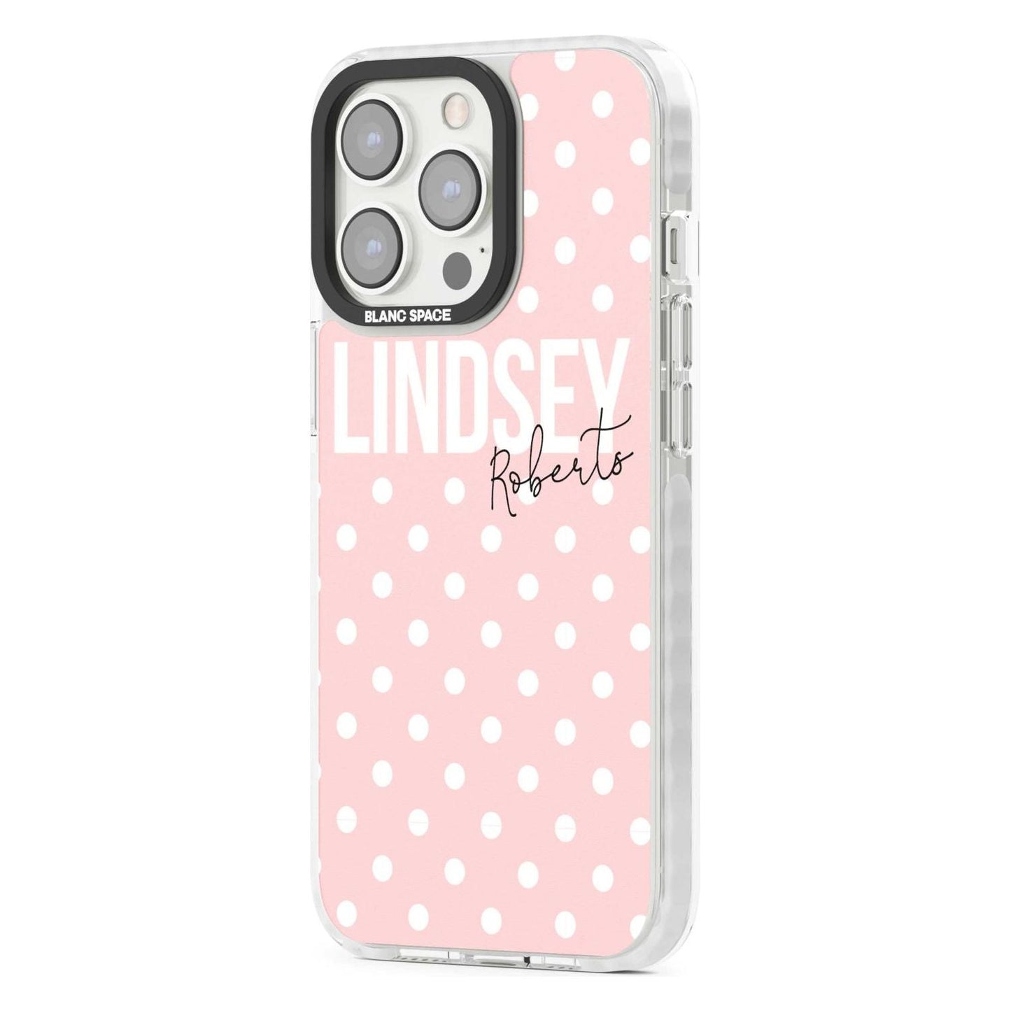 Personalised Pink Polka