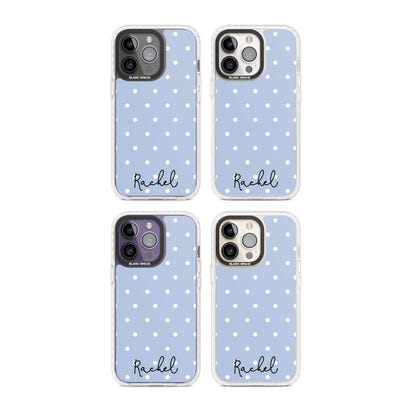 Personalised Simple Light Blue Dots