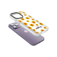 Personalised Sunflowers & Cursive