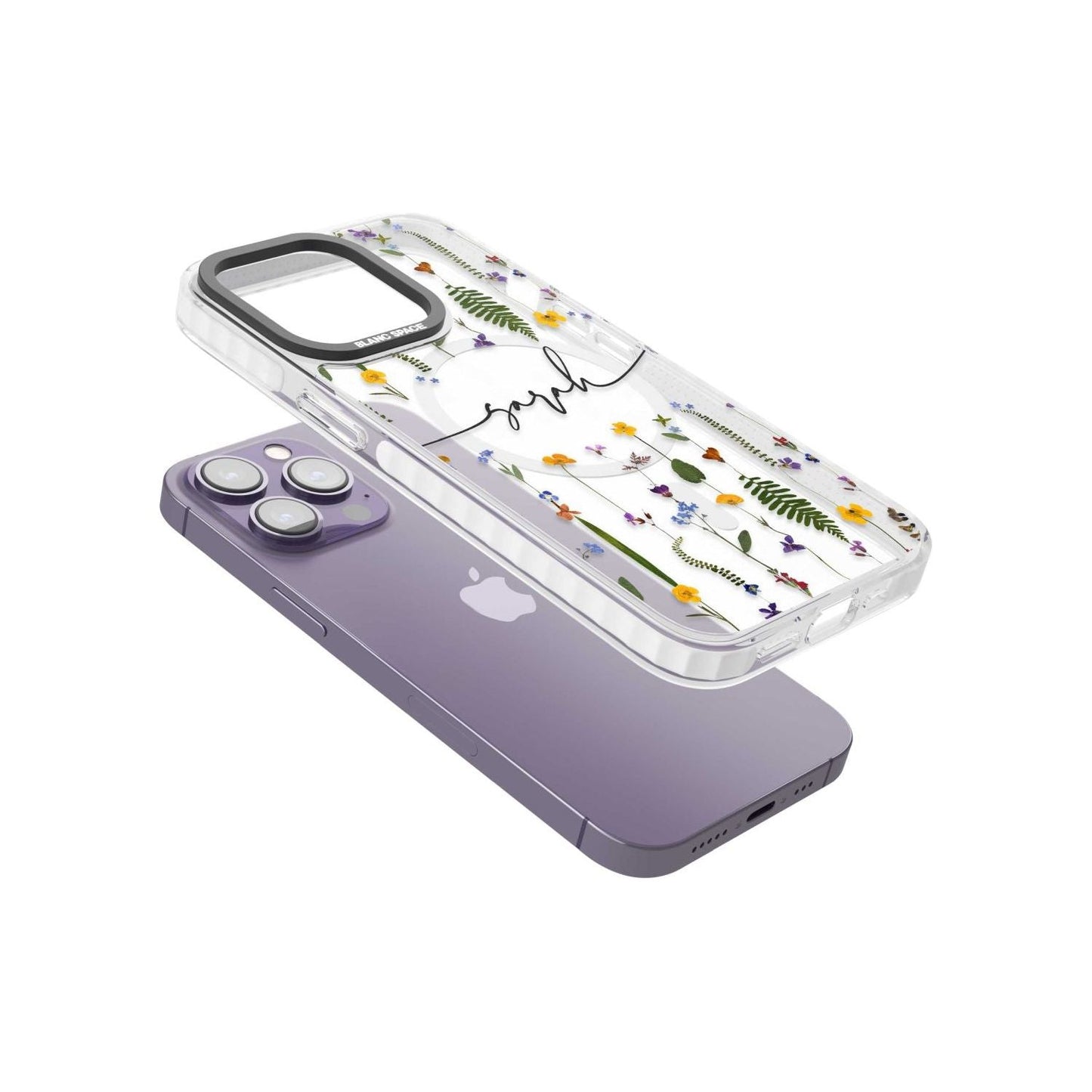 Chaîne de fleurs sauvages personnalisée