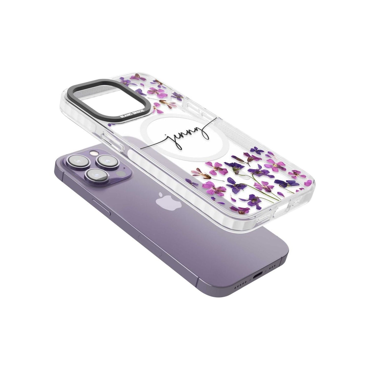 Personalised Purple Violets