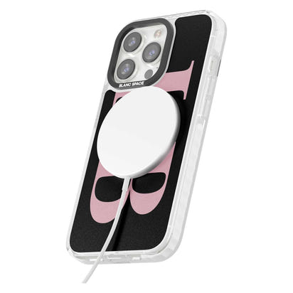 Lettres personnalisées roses et noires vertes