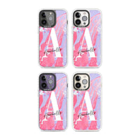 Personalised Pink & Purple Marble