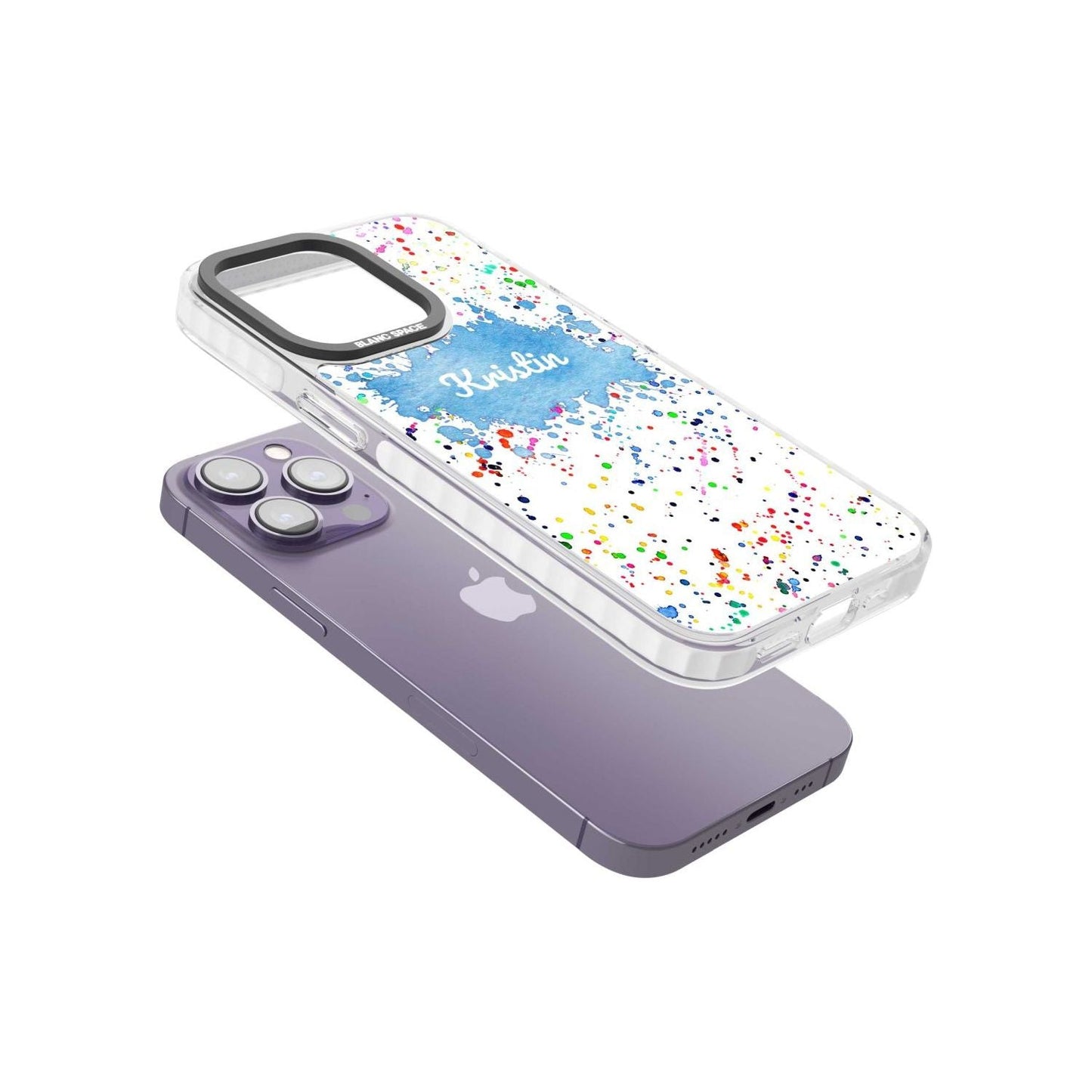 Personalised Rainbow Splatter Name