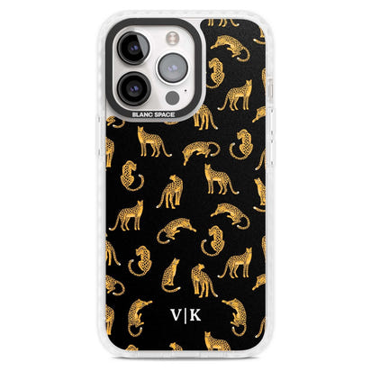 Personalised Gold Cheetah Pattern
