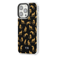 Personalised Gold Cheetah Pattern