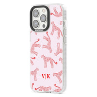 Guépard rouge et rose personnalisé