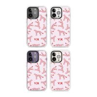 Guépard rouge et rose personnalisé