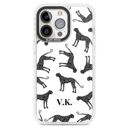 Personalised Black & White Cheetah Pattern