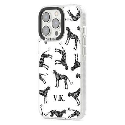 Personalised Black & White Cheetah Pattern