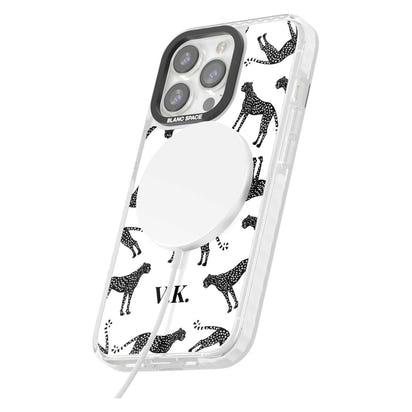 Personalised Black & White Cheetah Pattern