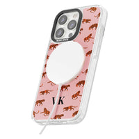 Personalised Pink Safari Tiger Pattern