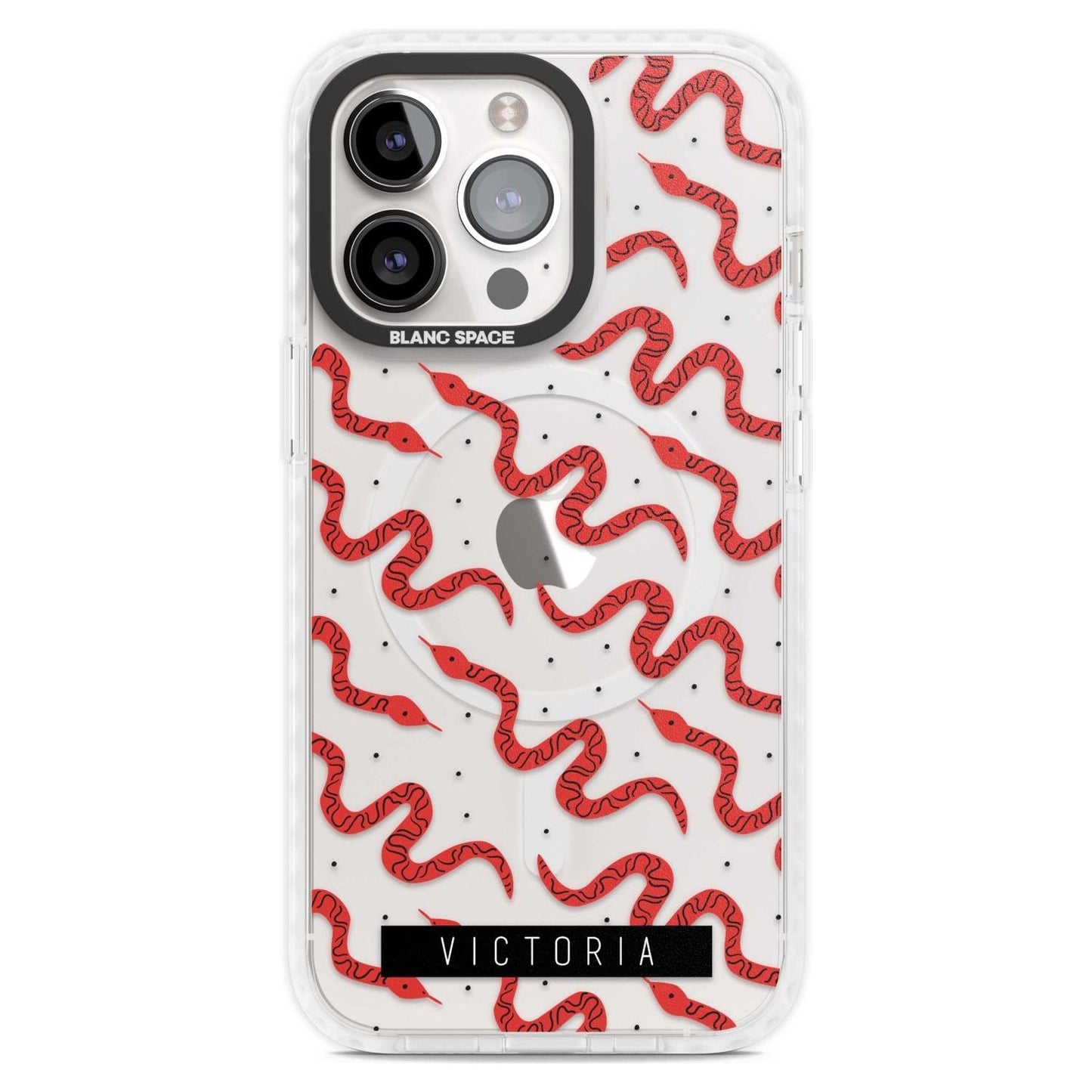 Personalised Red Snake Pattern