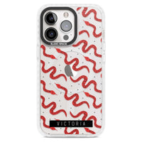 Personalised Red Snake Pattern