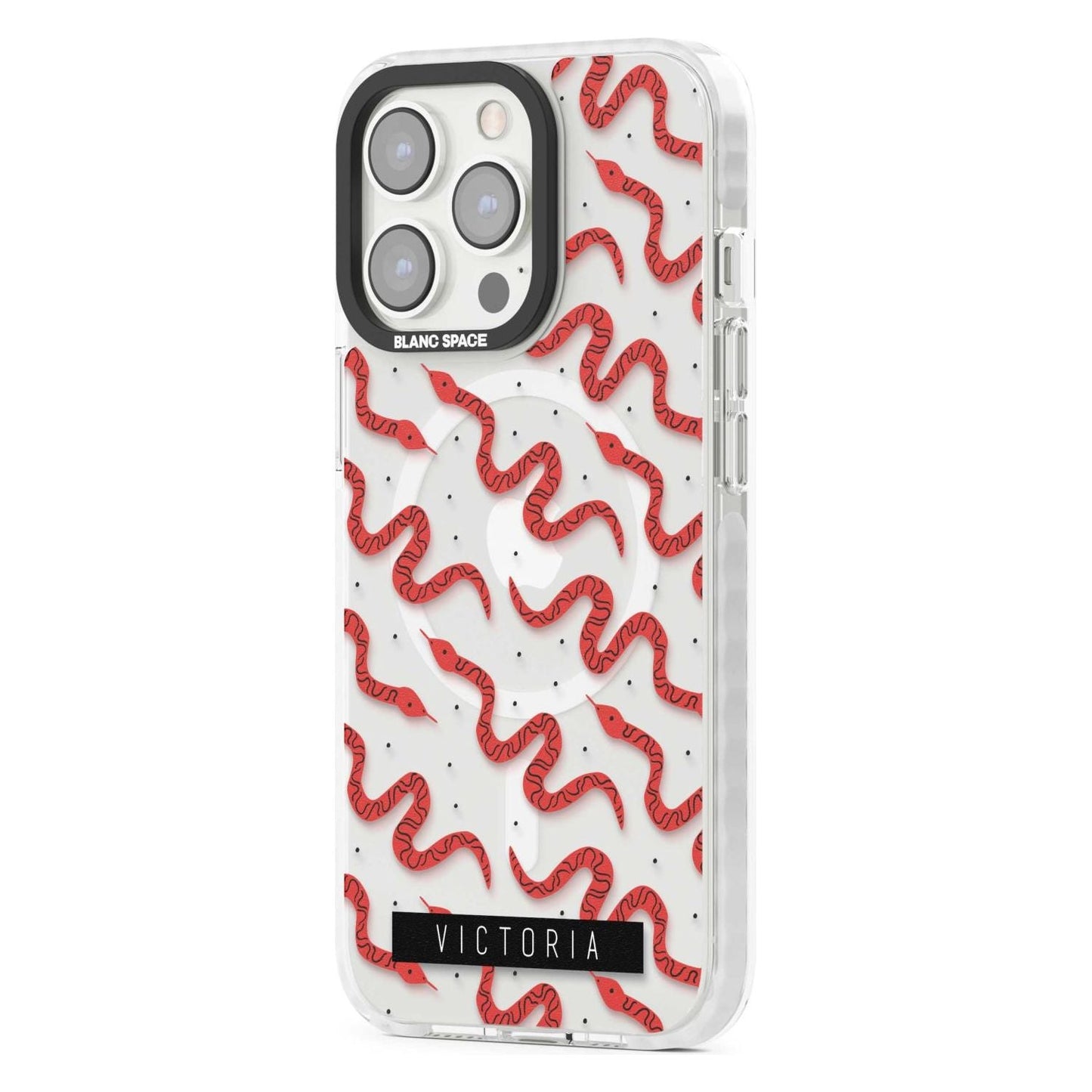 Personalised Red Snake Pattern