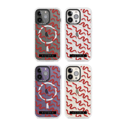 Personalised Red Snake Pattern