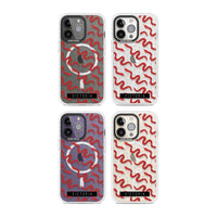 Personalised Red Snake Pattern