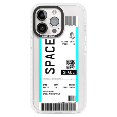 Personalised Space Travel Ticket