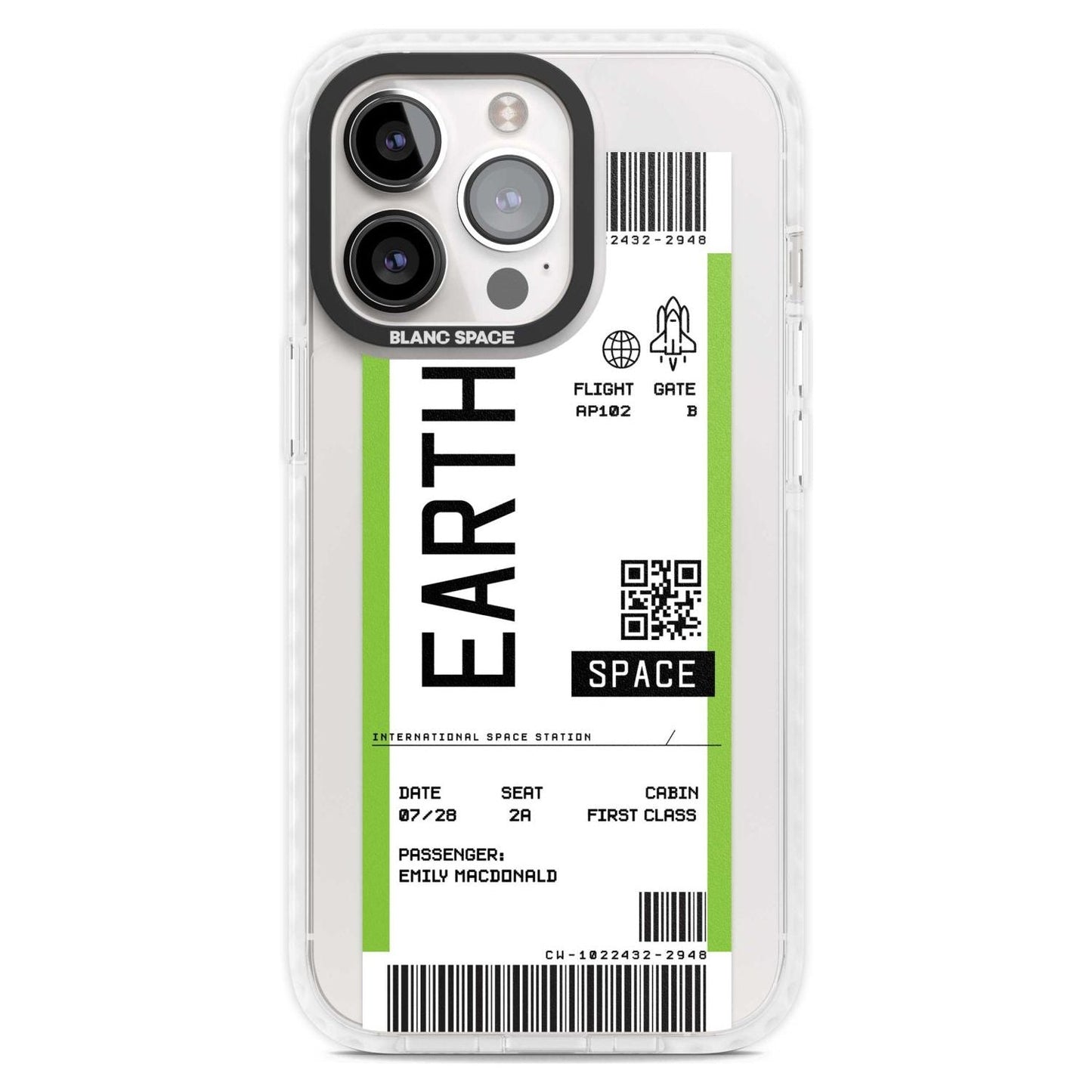 Personalised Earth Travel Ticket