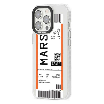 Personalised Mars Travel Ticket