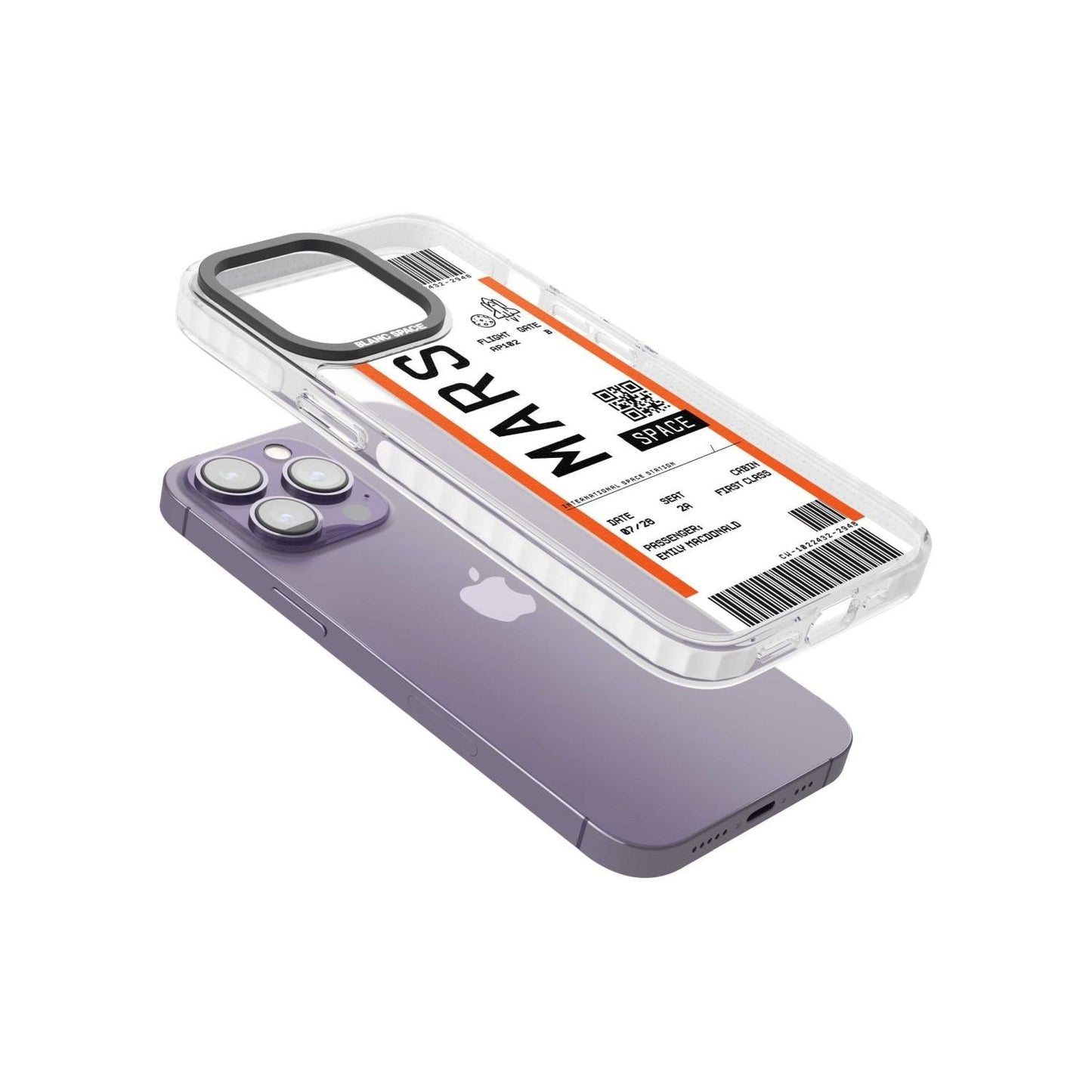 Personalised Mars Travel Ticket