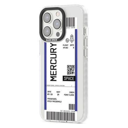 Personalised Mercury Travel Ticket