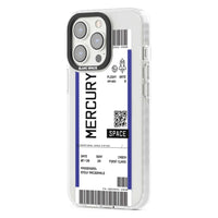 Personalised Mercury Travel Ticket
