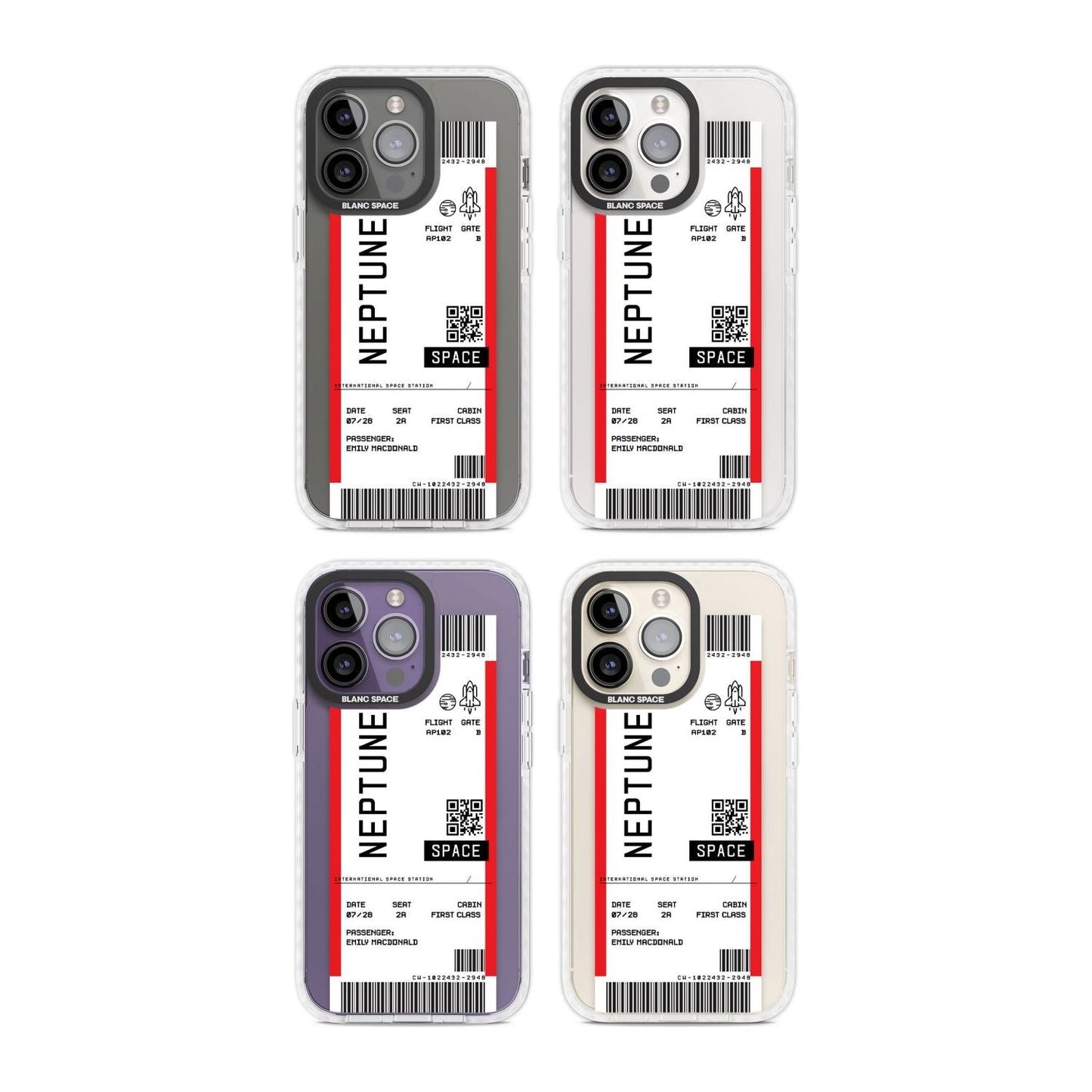 Personalisierte Neptune-Reisekarte