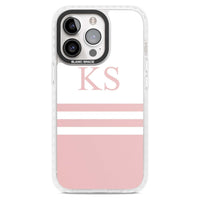 Personalised Pink Stripes & Initials