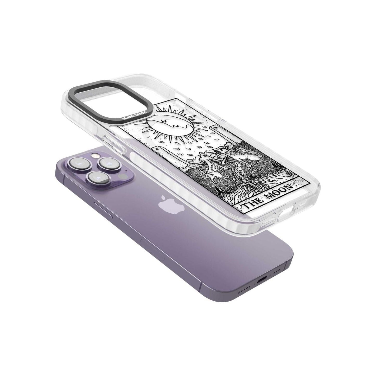 Personalised The Moon Tarot Card (Clear)