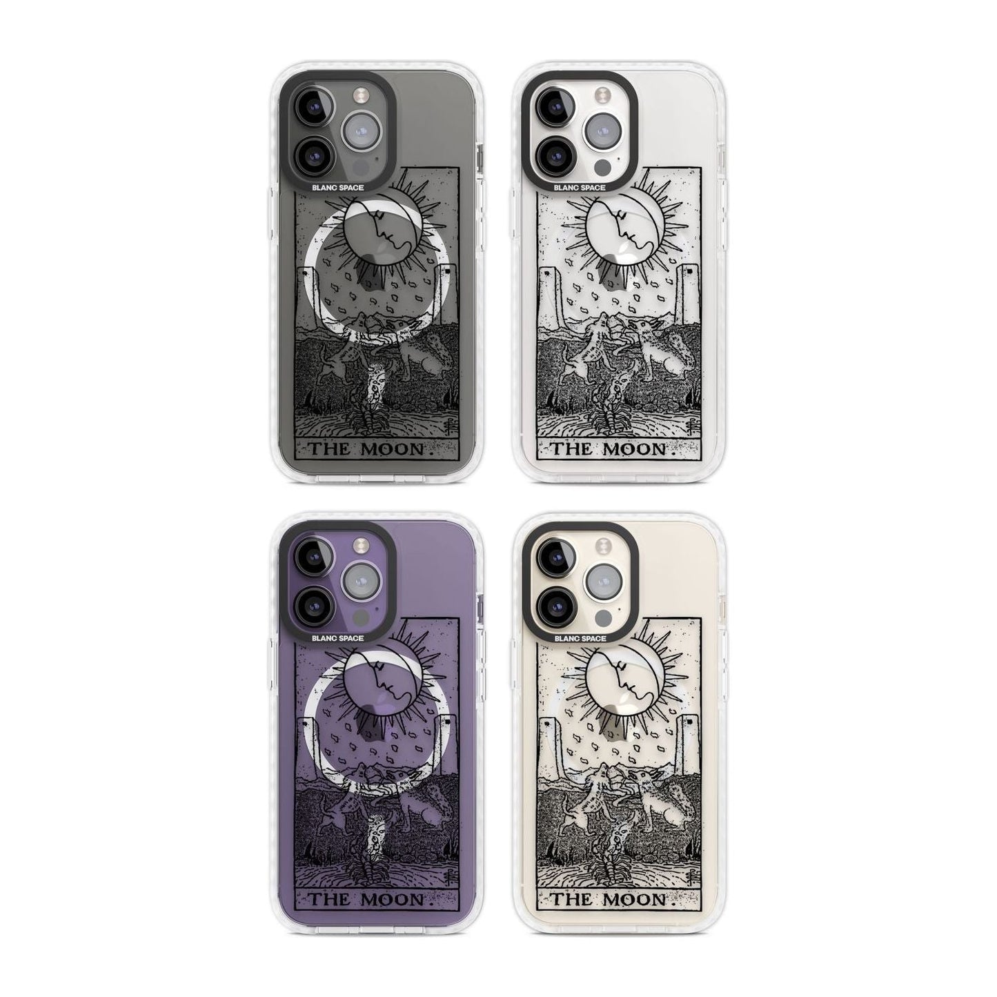 Personalised The Moon Tarot Card (Clear)