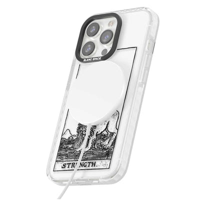 Personalisierte Stärke-Tarotkarte (Transparent)