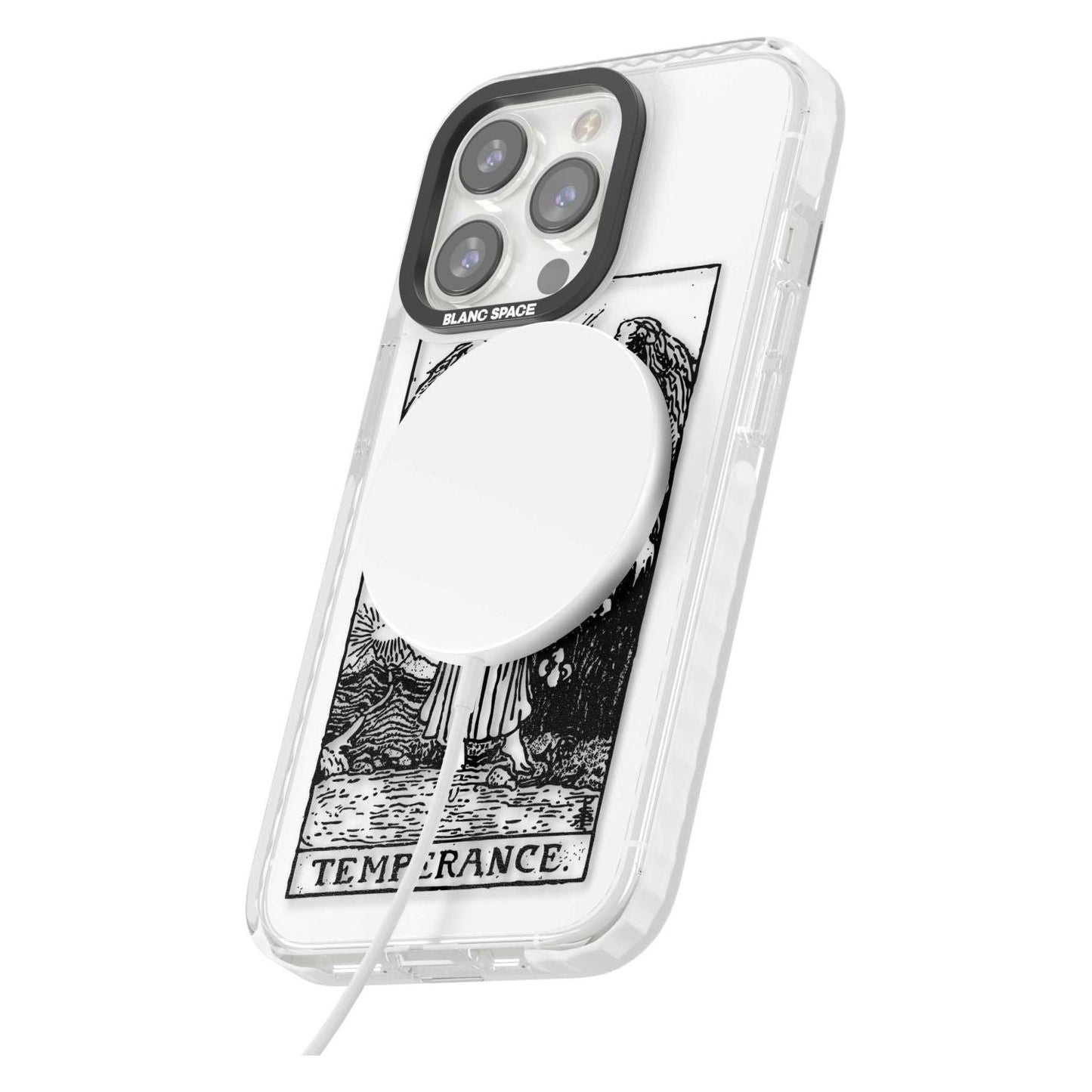 Personalisierte Temperanz-Tarotkarte (Transparent)