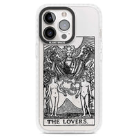 Personalisierte Tarotkarte „Die Liebenden“ (Transparent)