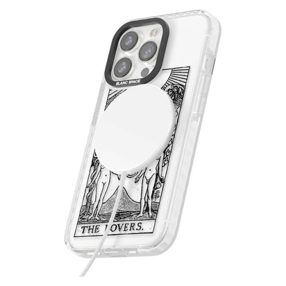 Personalisierte Tarotkarte „Die Liebenden“ (Transparent)