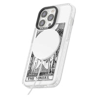 Personalisierte Tarotkarte „Die Liebenden“ (Transparent)