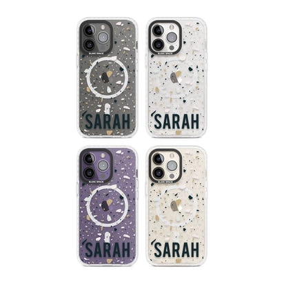 Personalised Terrazzo Blue, Pink, Brown
